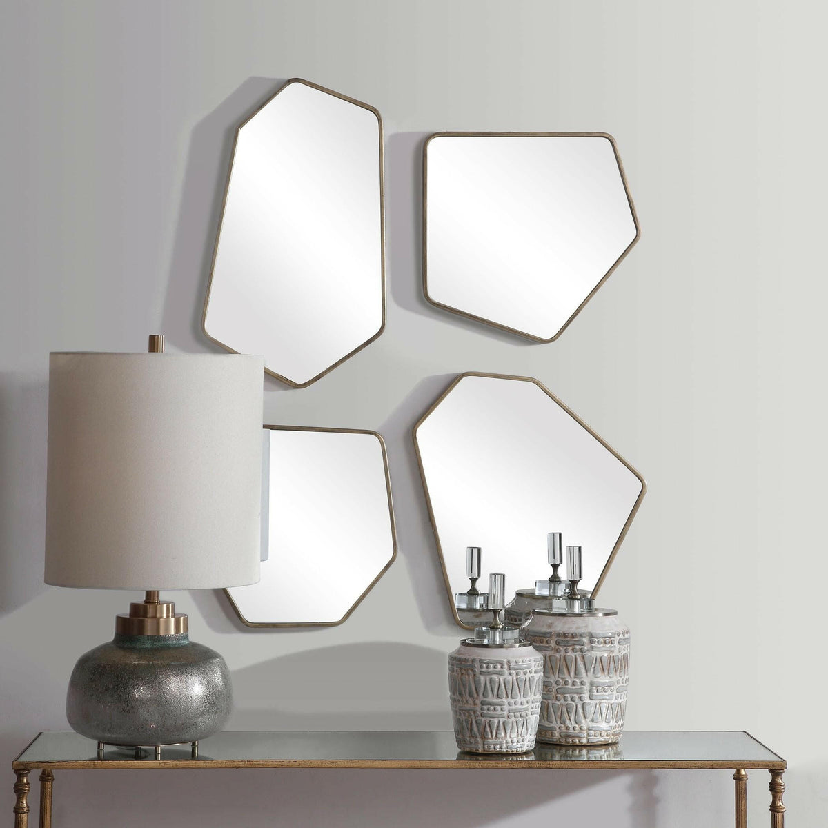 Linneah Modern Mirrors, S/4.