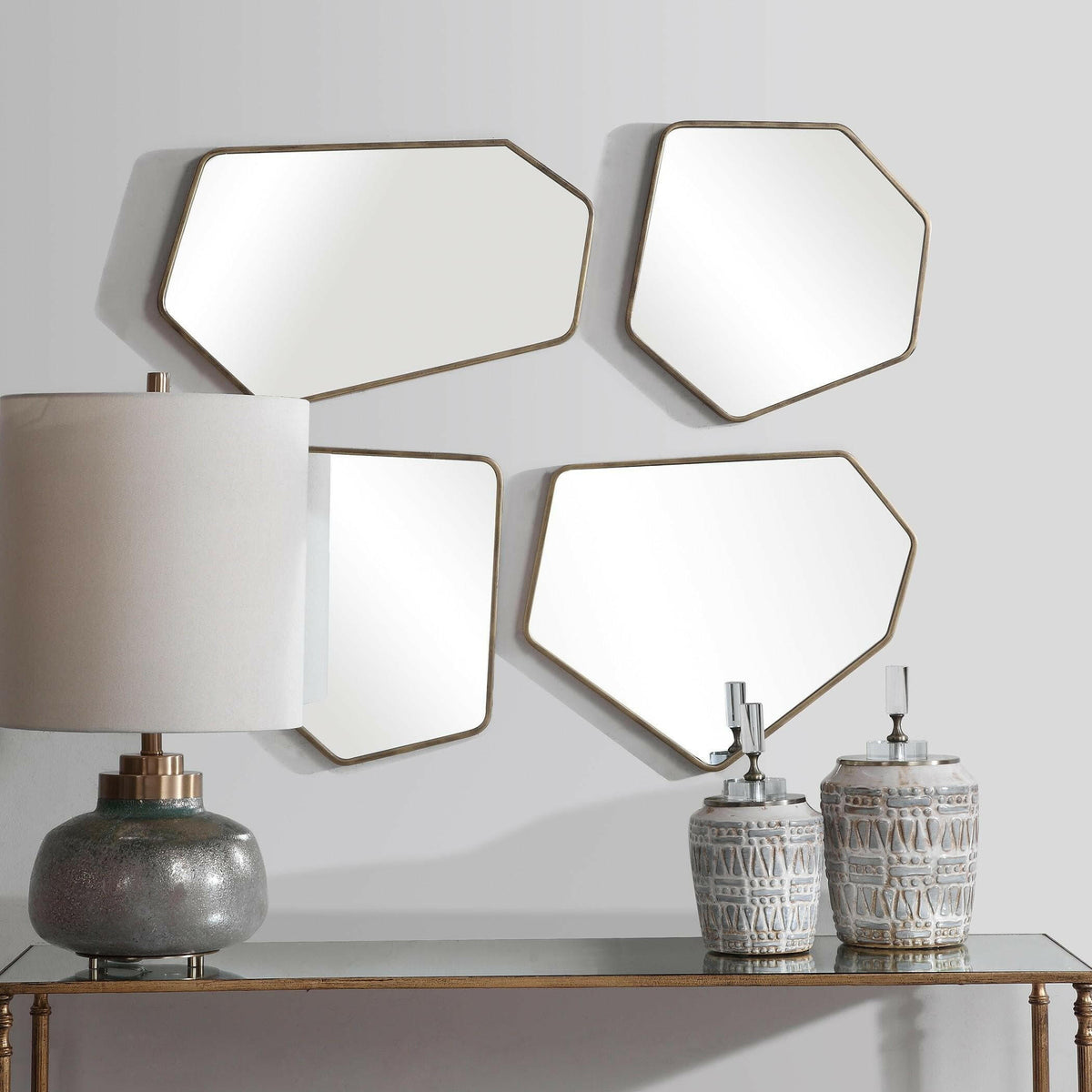 Linneah Modern Mirrors, S/4.
