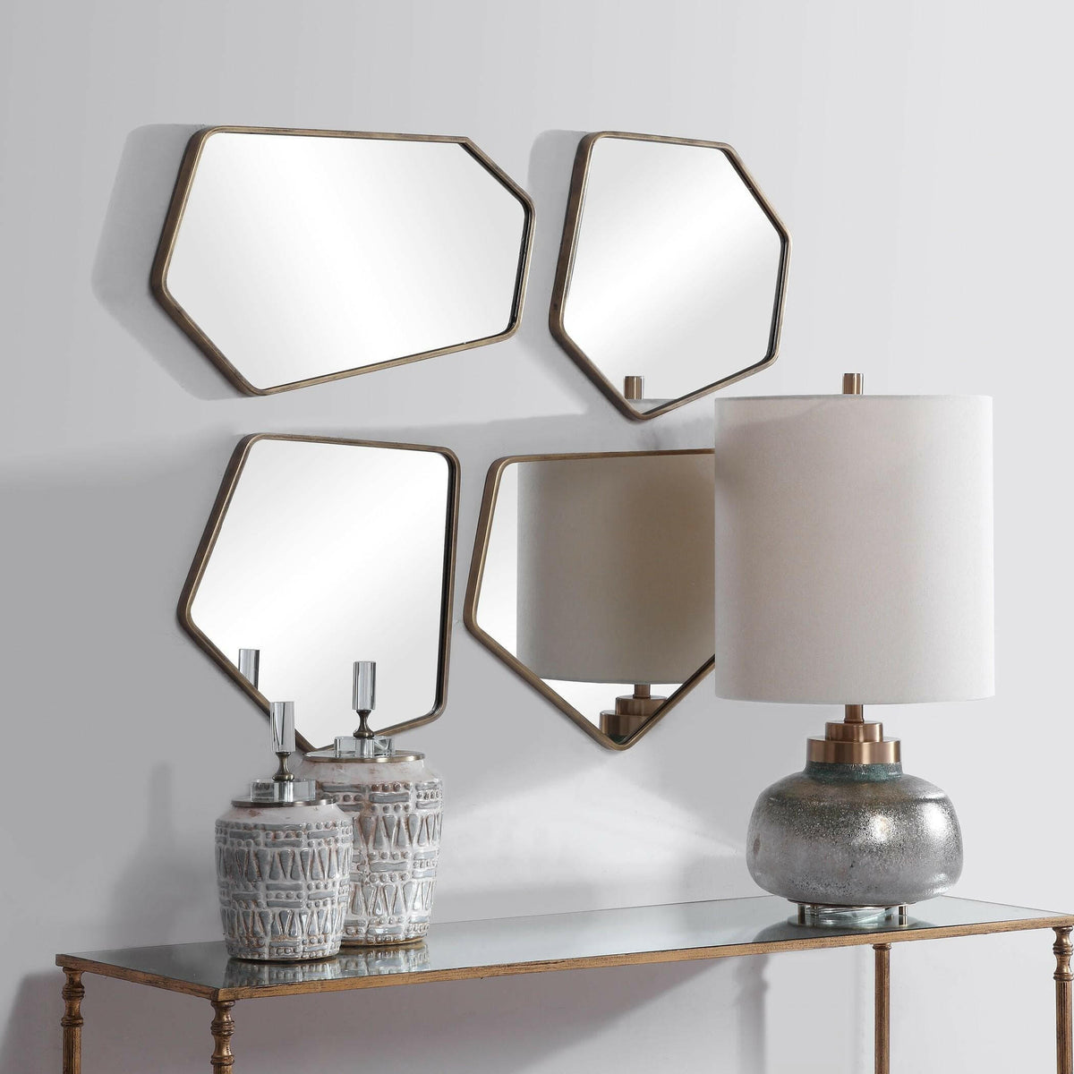 Linneah Modern Mirrors, S/4.