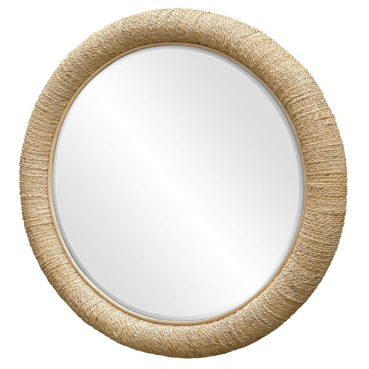 Mariner Natural Round Mirror.
