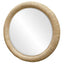 Mariner Natural Round Mirror.