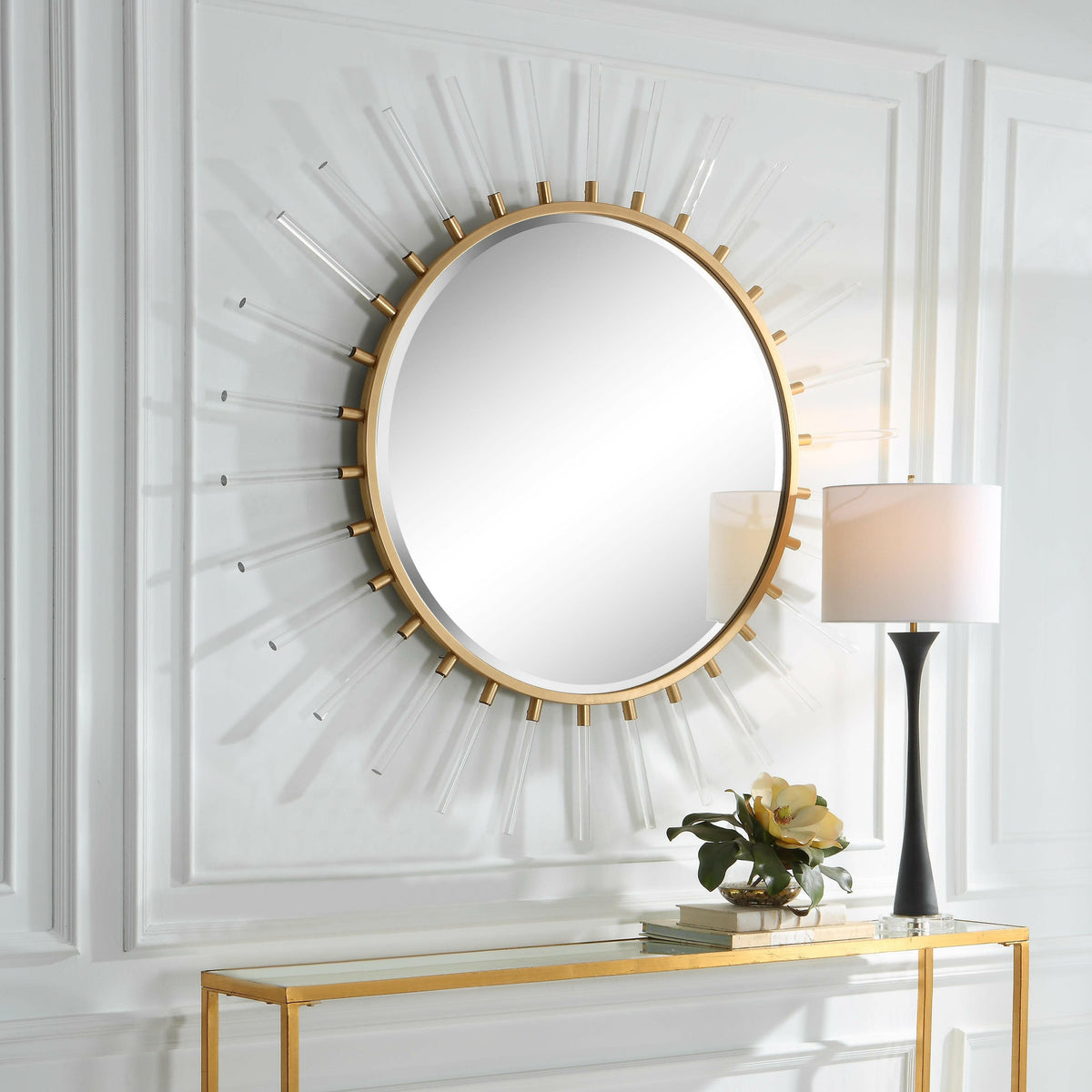 Oracle Round Starburst Mirror.