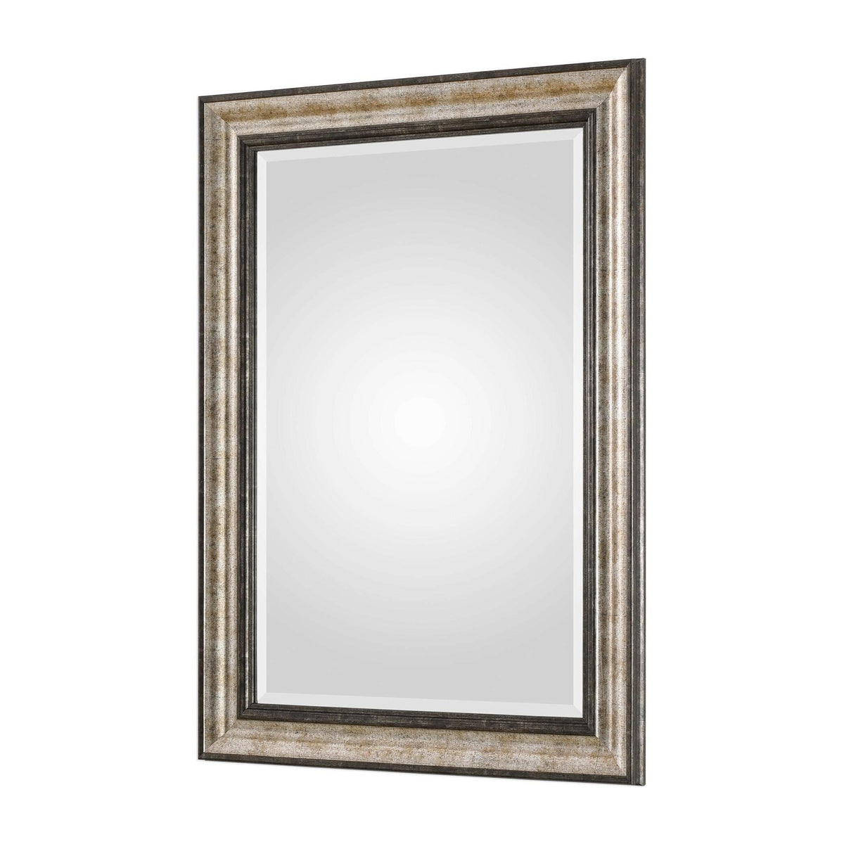 Shefford Antiqued Silver Mirror.