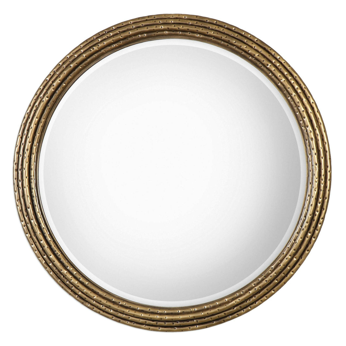 Spera Round Gold Mirror.
