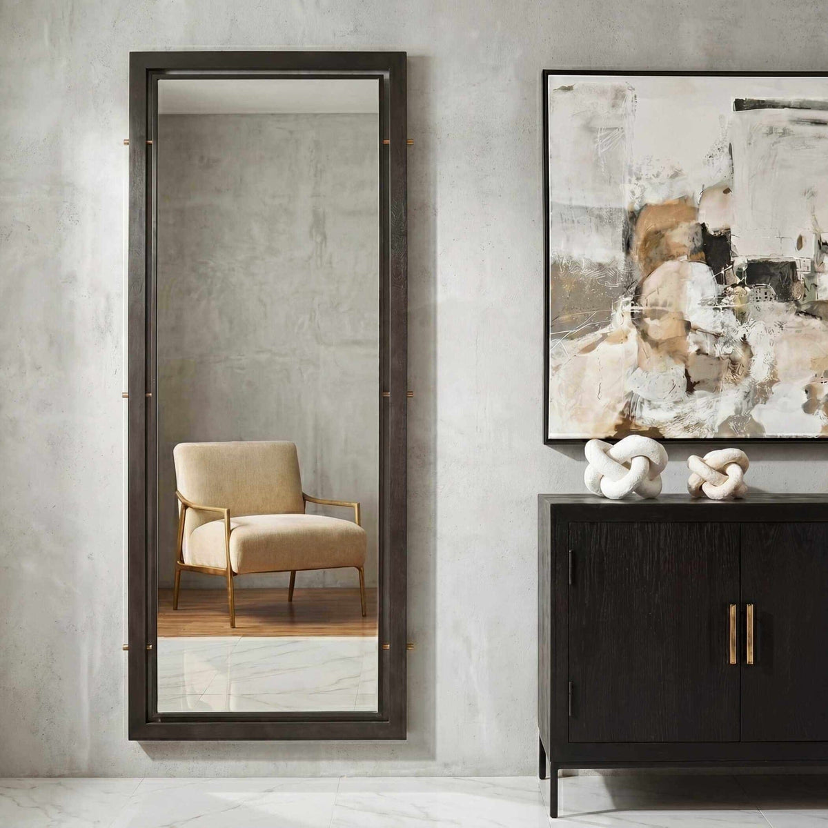 Uttermost Mirrors Westley Bronze Tall Mirror House of Isabella UK