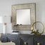 Uttermost Mirrors Wharton Whitewashed Square Mirror House of Isabella UK