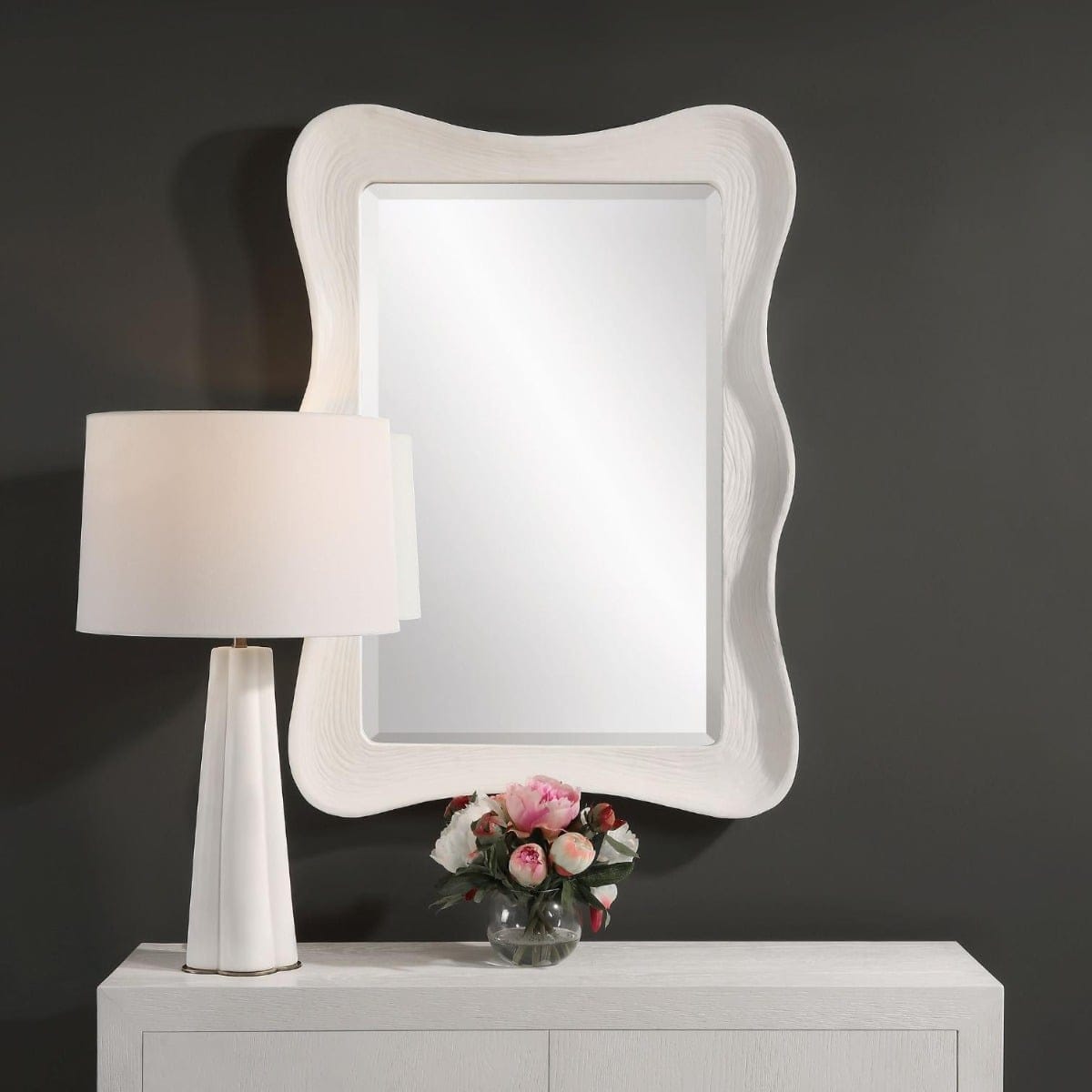 Uttermost Mirrors Whitehaven Wavy Rectangle Mirror House of Isabella UK