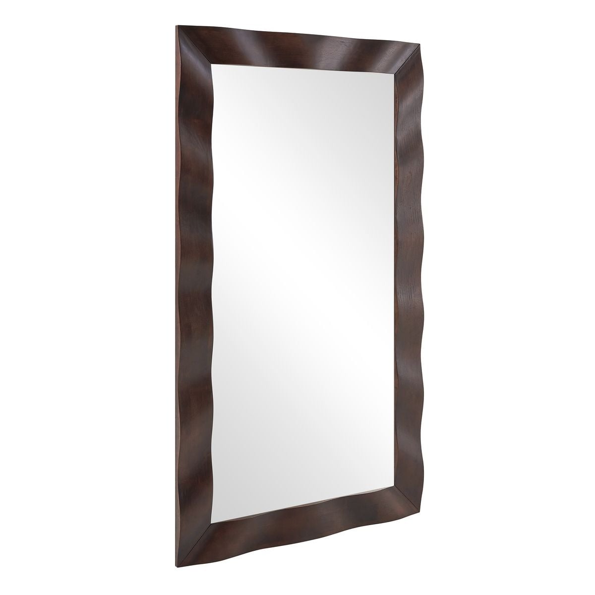 Uttermost Mirrors Wrinkle Wavy Mirror in Wood House of Isabella UK