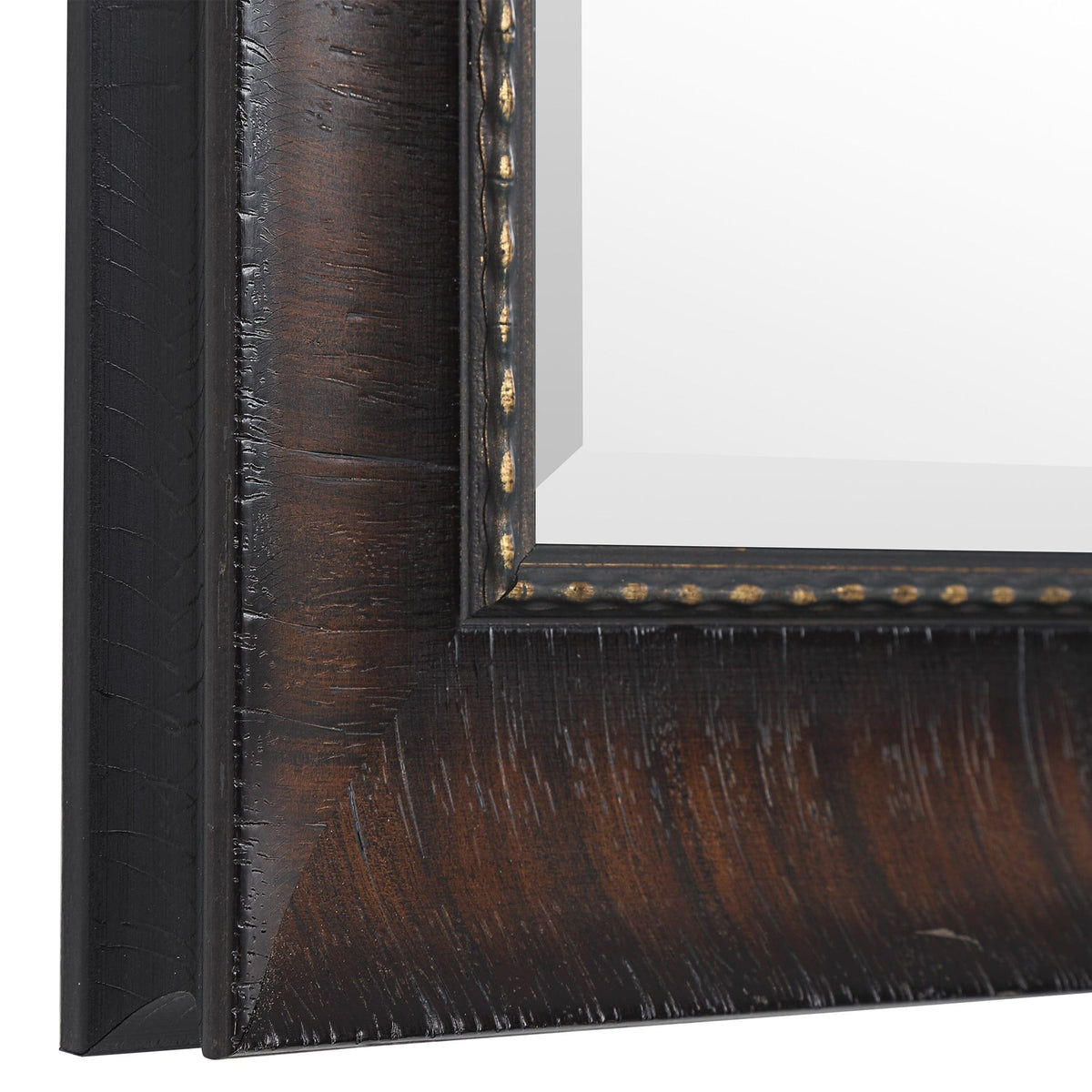 Uttermost Mirrors Wythe Burnished Wood Mirror House of Isabella UK