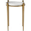 Nahunta Antique Brass Side Table