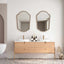Naomi Antique Brass Mirror