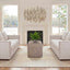 Nature's Rhythm Gold Metal Wall Decor