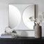 New Moon Mirrored Wall Decor