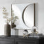 New Moon Mirrored Wall Decor