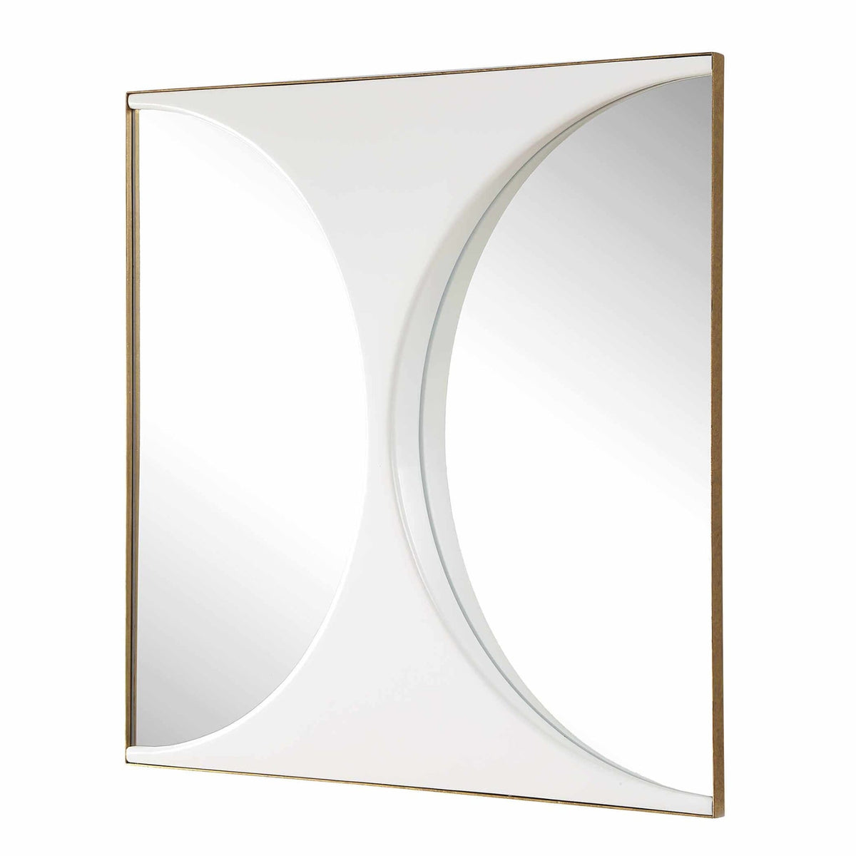 New Moon Mirrored Wall Decor