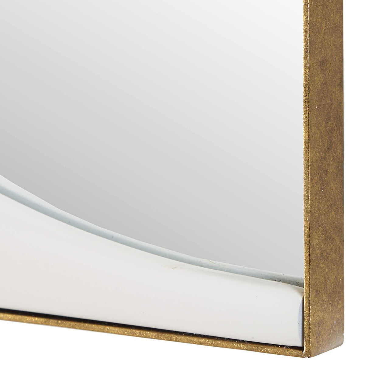 New Moon Mirrored Wall Decor