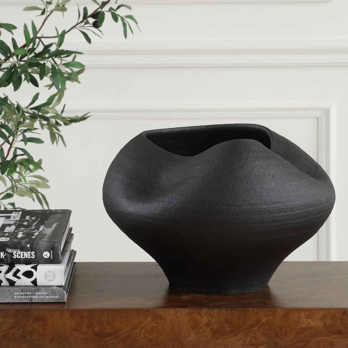 Nocturne Black Ceramic Bowl