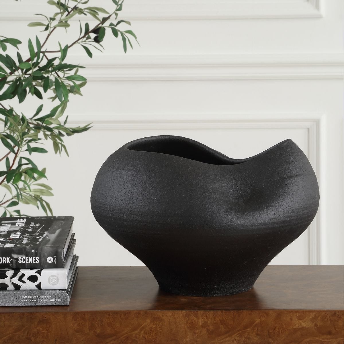 Nocturne Black Ceramic Bowl