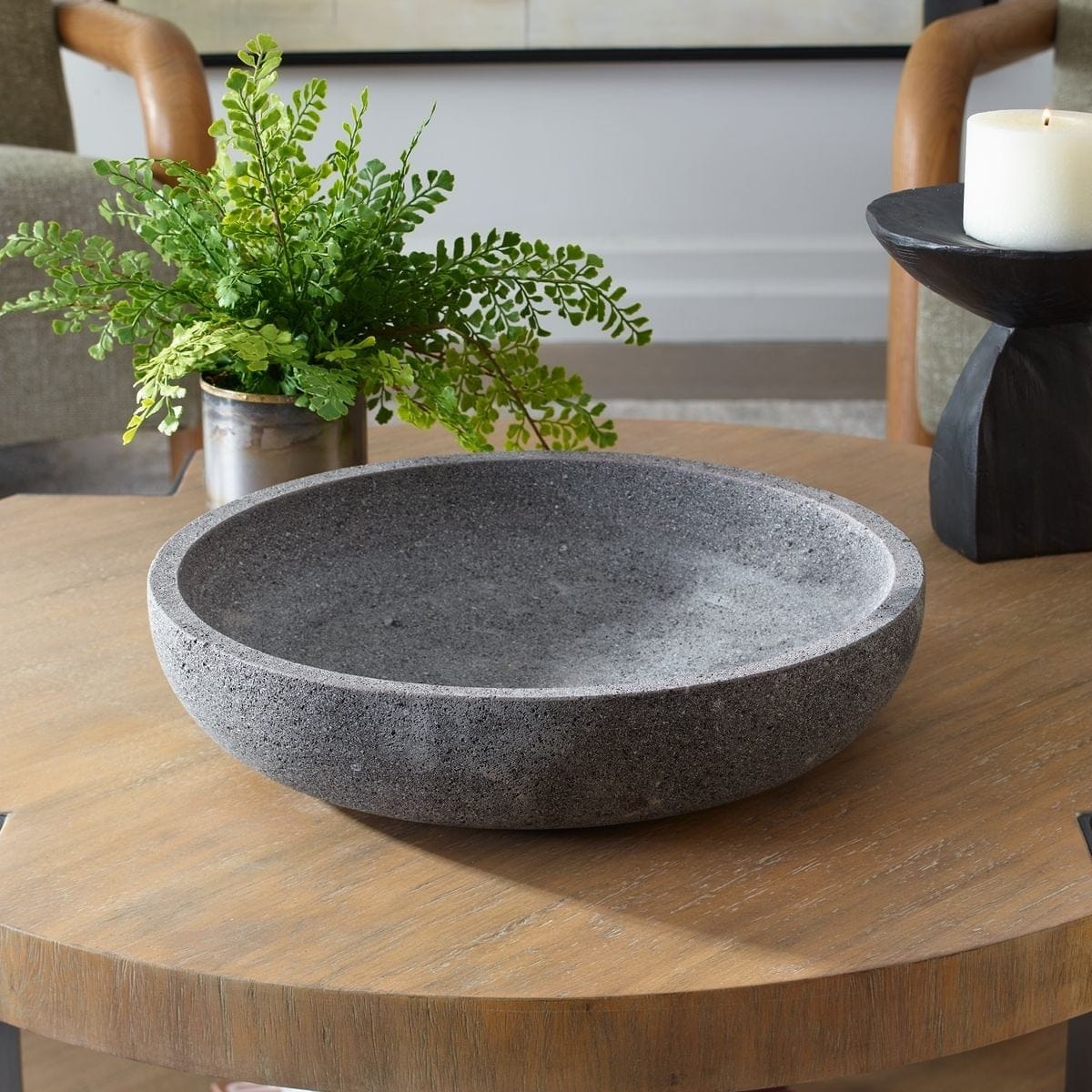 Uttermost Outdoors Ashen Earth Outdoor Bowl House of Isabella UK