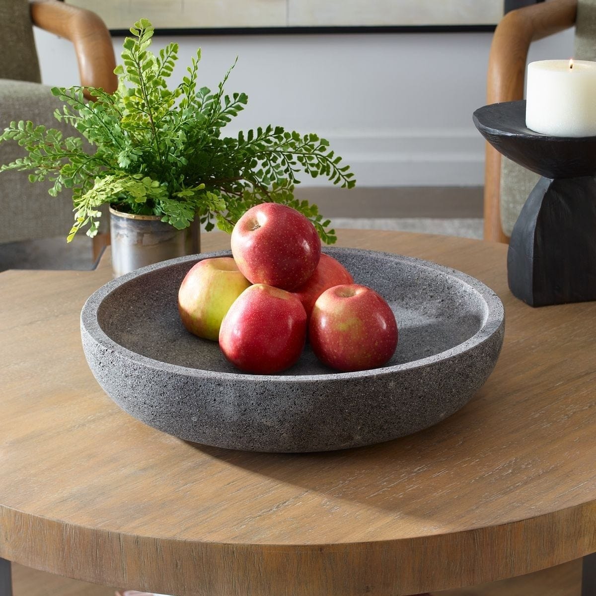 Uttermost Outdoors Ashen Earth Outdoor Bowl House of Isabella UK