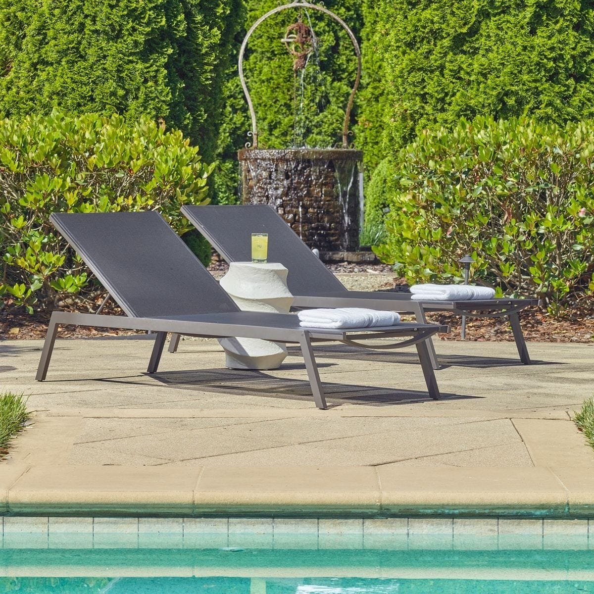 Uttermost Outdoors Bea Outdoor Pool Chaise House of Isabella UK