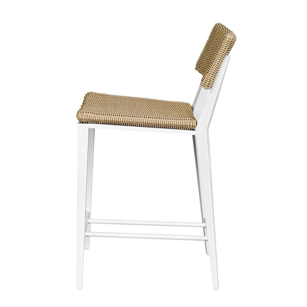 Uttermost Outdoors Calbas White Outdoor Counter Stool House of Isabella UK