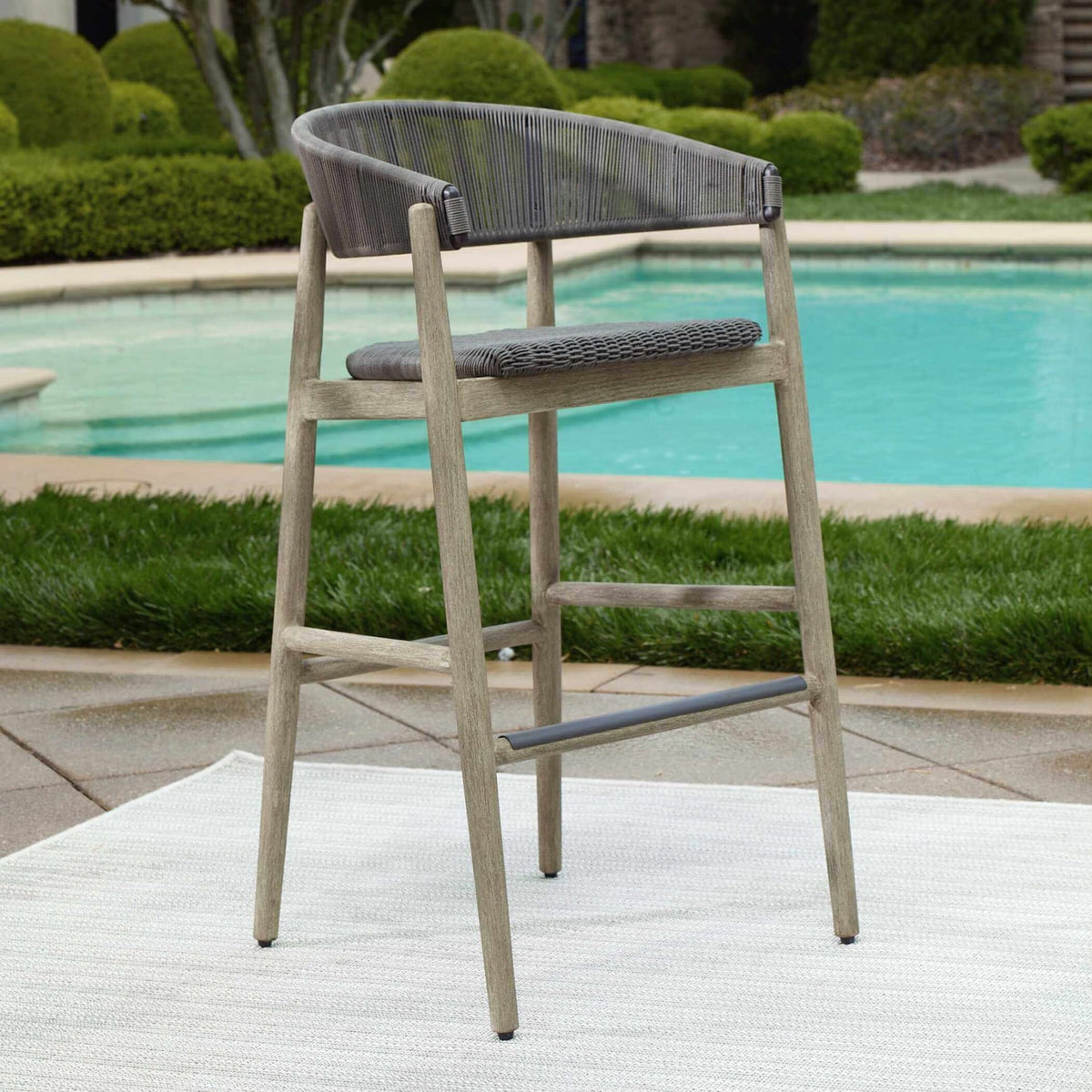 Uttermost Outdoors Dermott Outdoor Bar Stool House of Isabella UK
