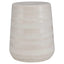 Uttermost Outdoors Desert Plains White Glaze Garden Stool House of Isabella UK