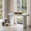 Uttermost Outdoors Hagan Indoor-Outdoor Console Table in Limestone House of Isabella UK