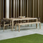 Uttermost Outdoors Kirkham Wooden Outdoor Bench House of Isabella UK