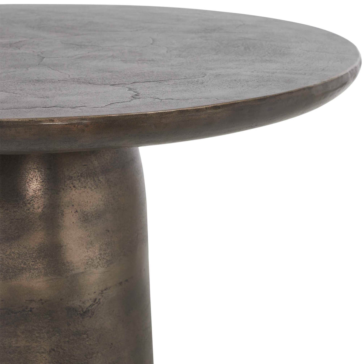 Uttermost Outdoors Madrone Indoor-Outdoor Bronze Dining Table - 122cm House of Isabella UK