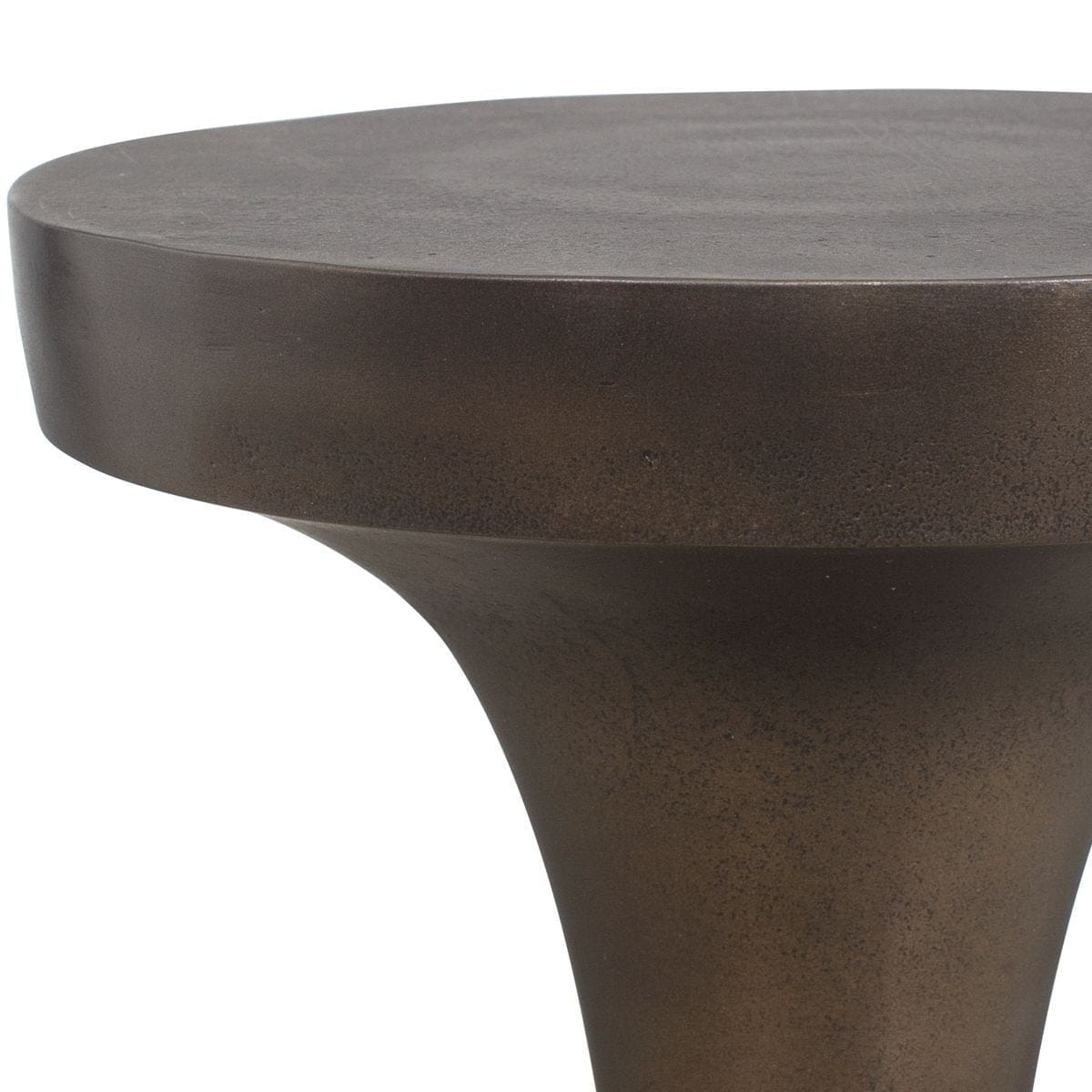 Uttermost Outdoors Miko Indoor-Outdoor Drink Table in Bronze House of Isabella UK