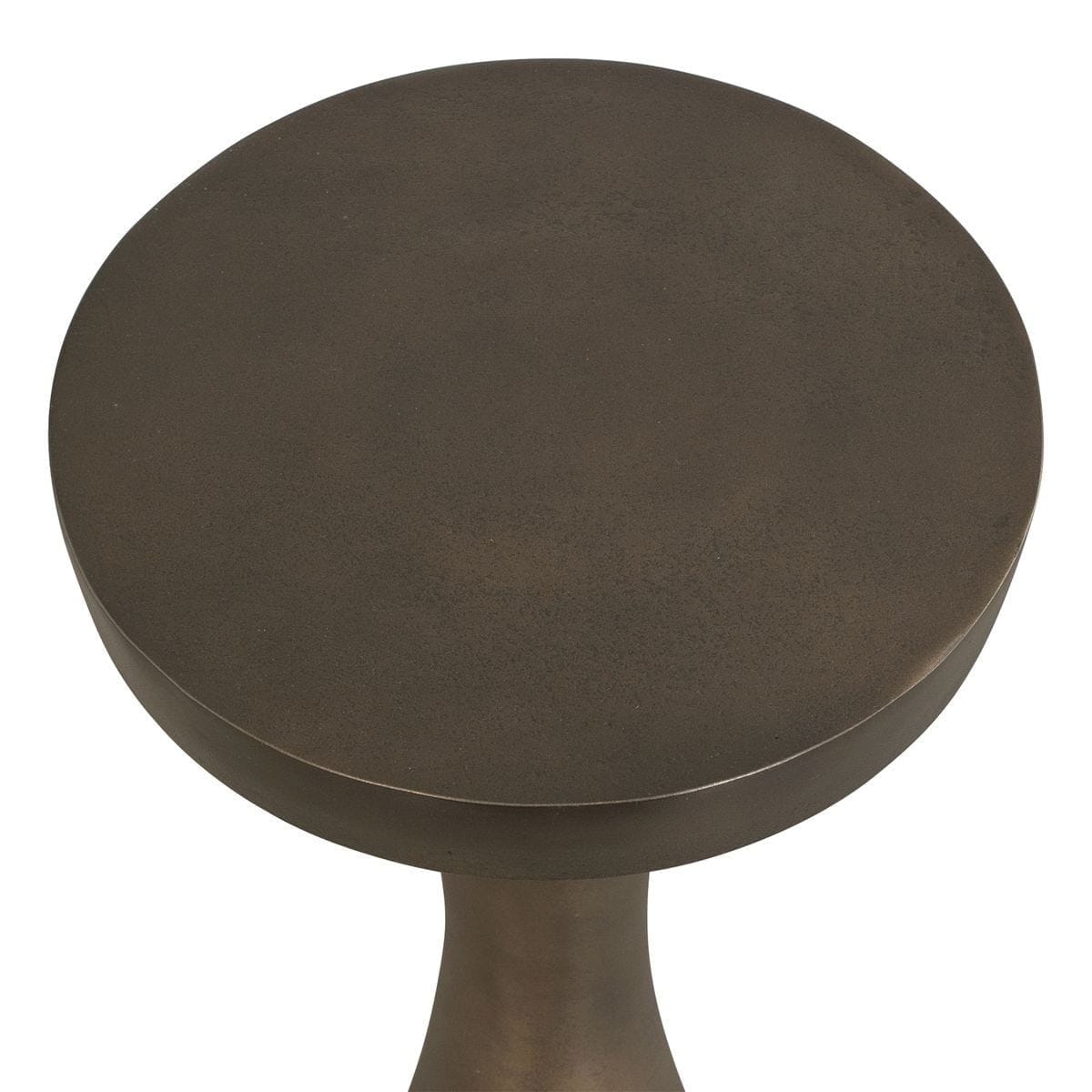 Uttermost Outdoors Miko Indoor-Outdoor Drink Table in Bronze House of Isabella UK