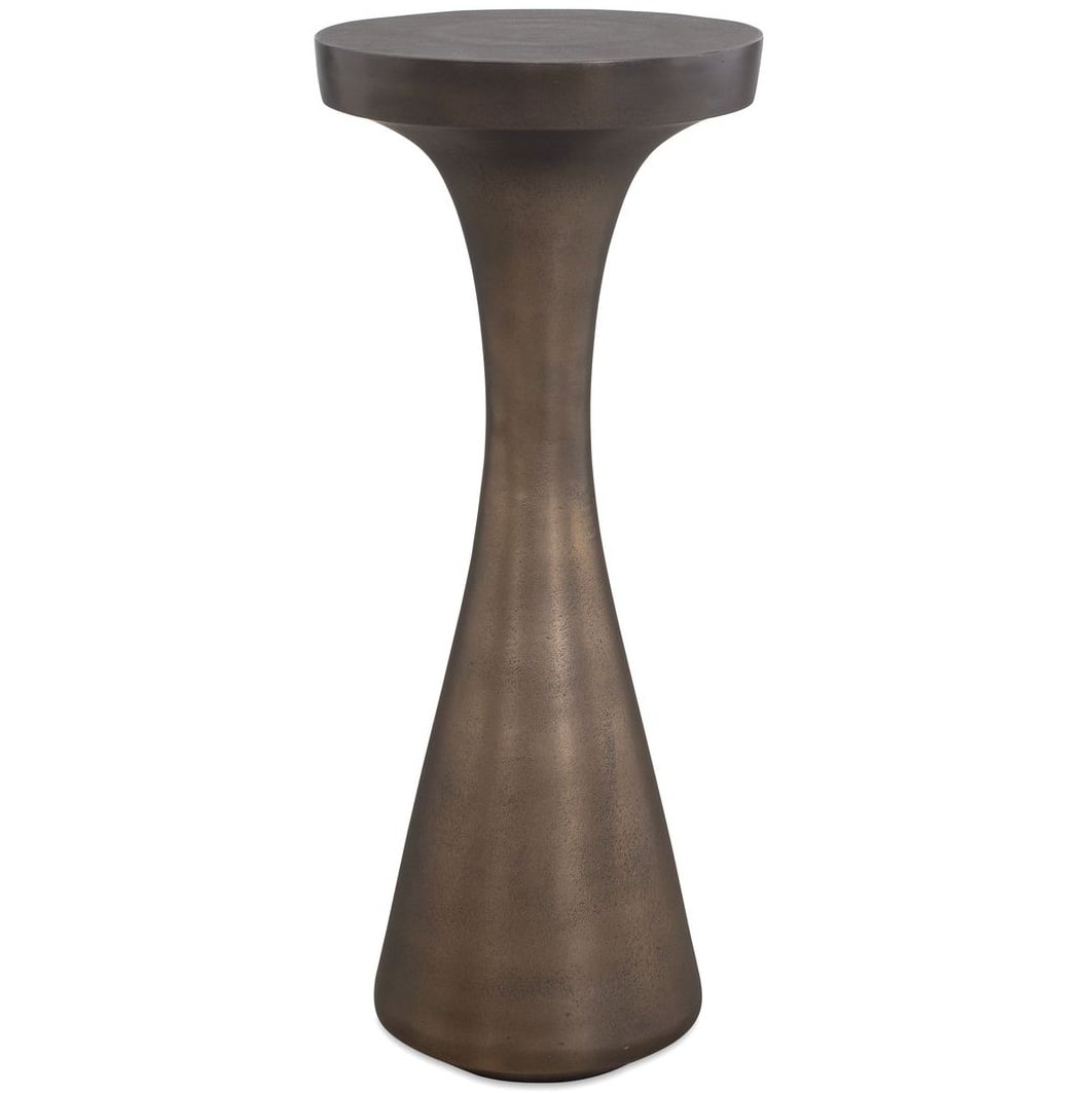 Uttermost Outdoors Miko Indoor-Outdoor Drink Table in Bronze House of Isabella UK