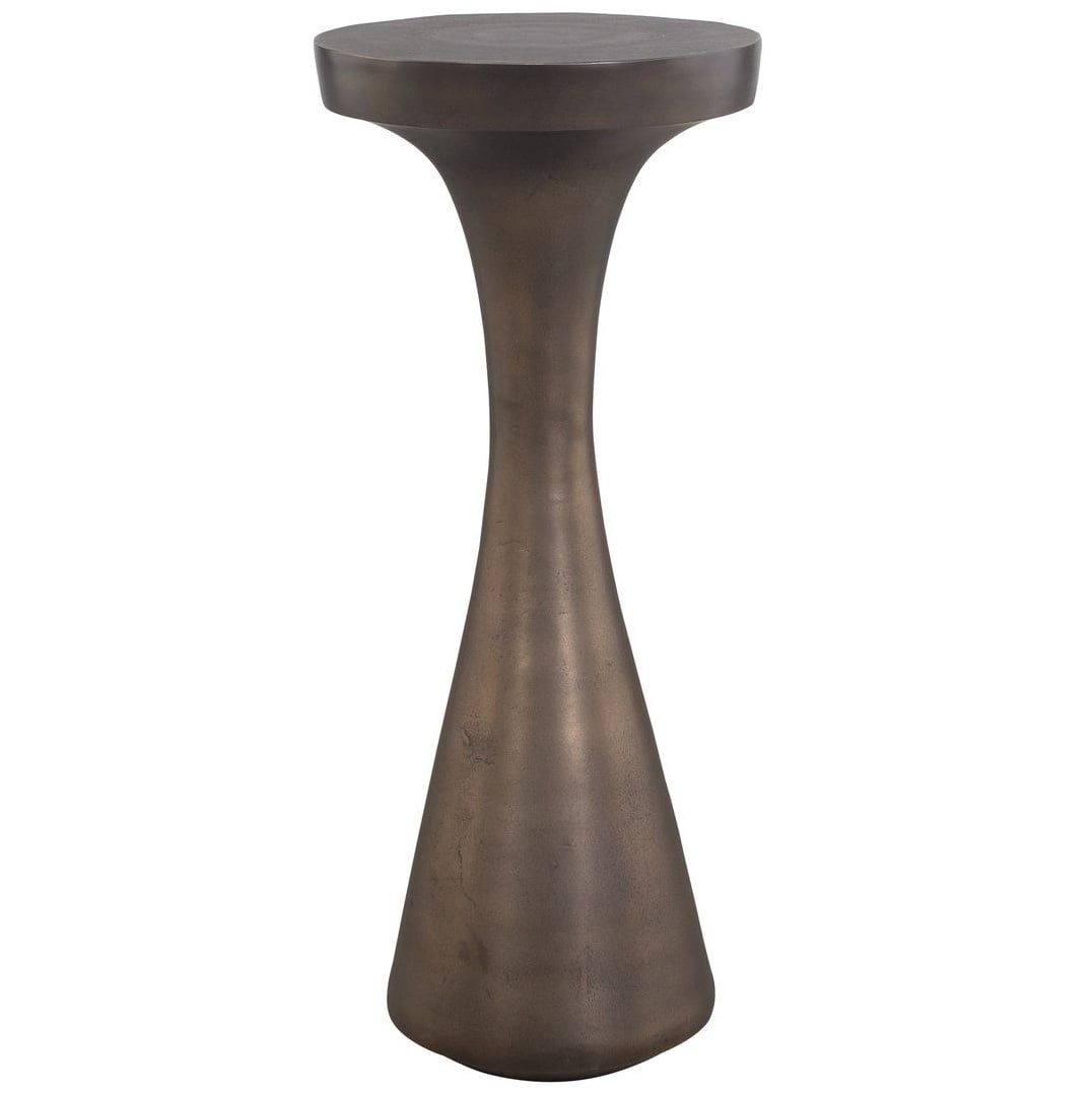 Uttermost Outdoors Miko Indoor-Outdoor Drink Table in Bronze House of Isabella UK