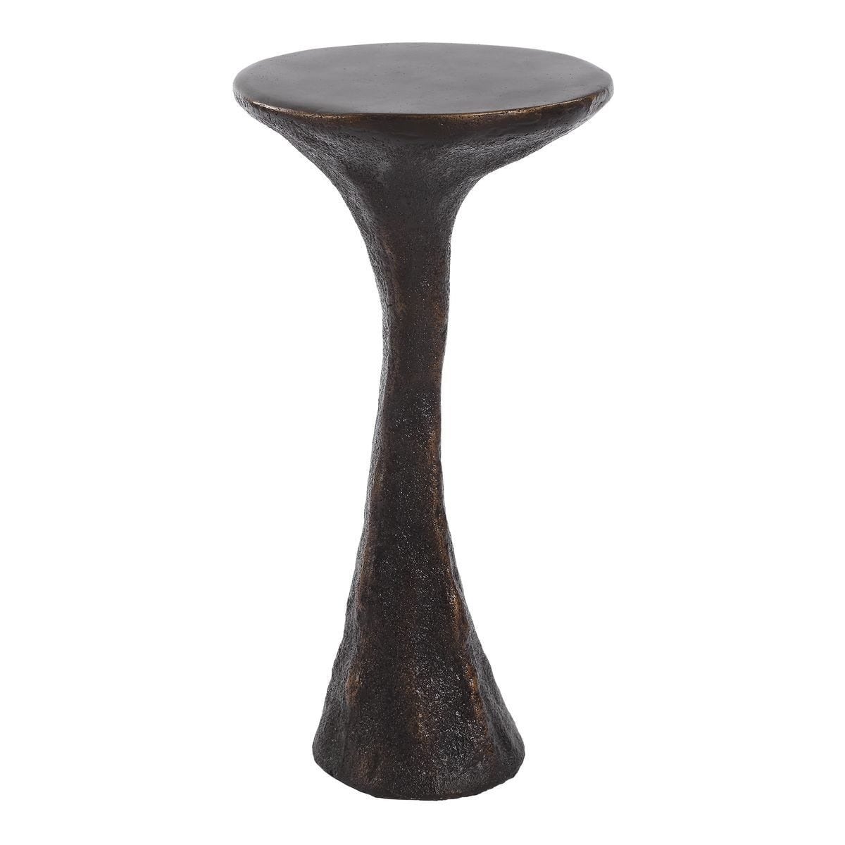 Uttermost Outdoors Milan Outdoor Dark Bronze Drink Table House of Isabella UK