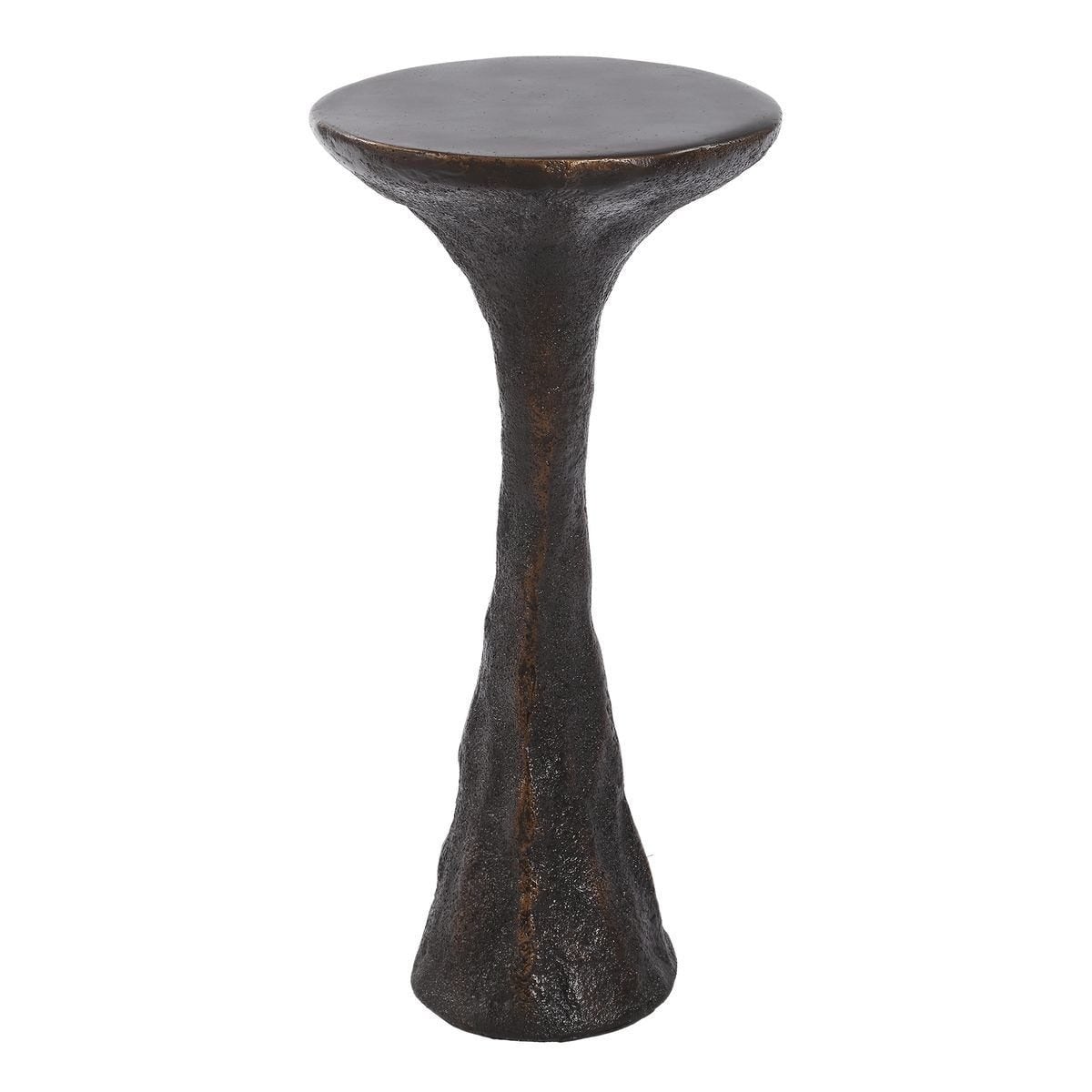 Uttermost Outdoors Milan Outdoor Dark Bronze Drink Table House of Isabella UK