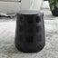 Uttermost Outdoors Patchwork Gridded Black Garden Stool House of Isabella UK