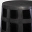 Uttermost Outdoors Patchwork Gridded Black Garden Stool House of Isabella UK