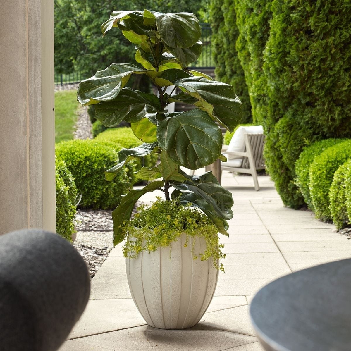 Uttermost Outdoors Ridgehaven Textured Outdoor Planter House of Isabella UK