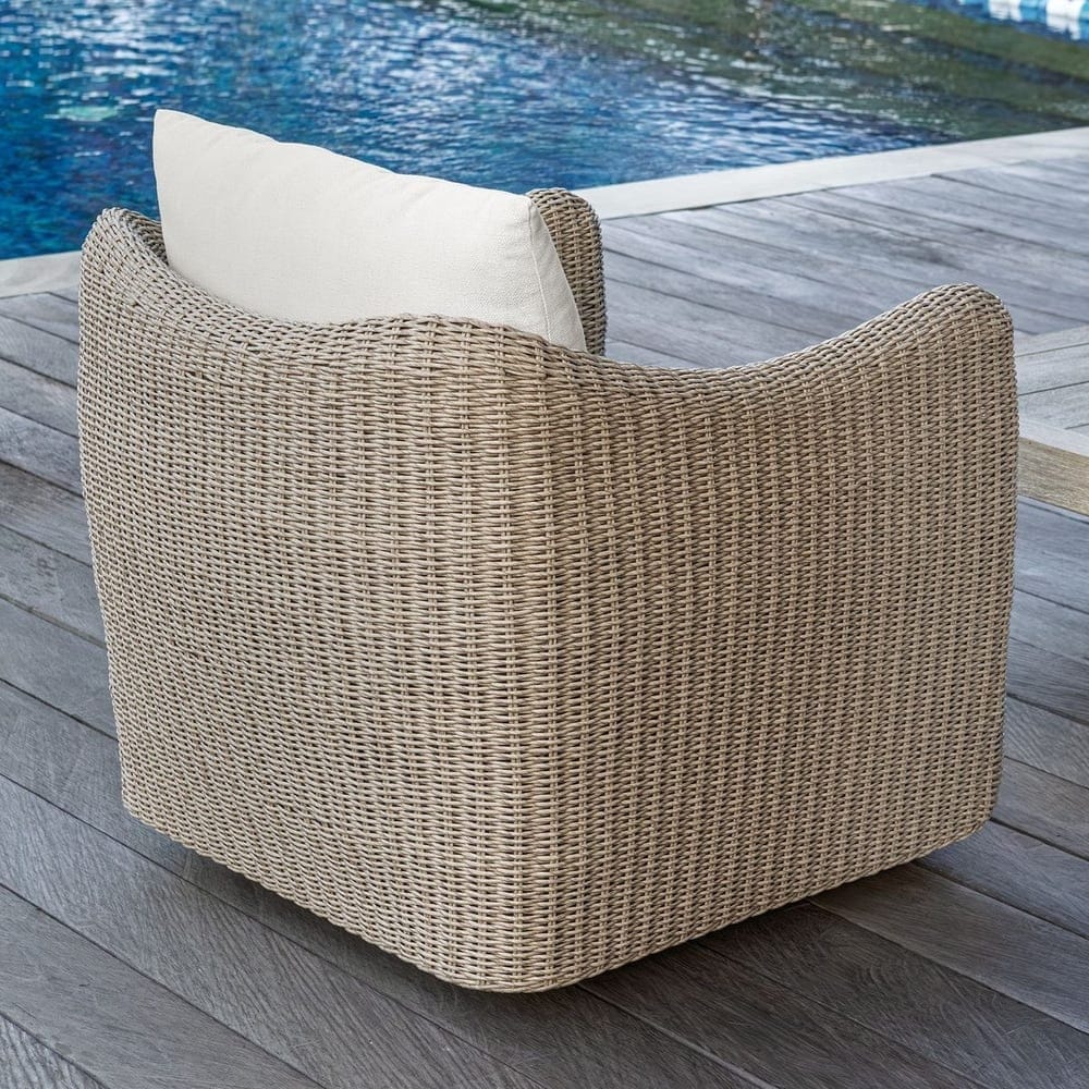 Uttermost Outdoors Santorini Outdoor Swivel Lounge Chair House of Isabella UK