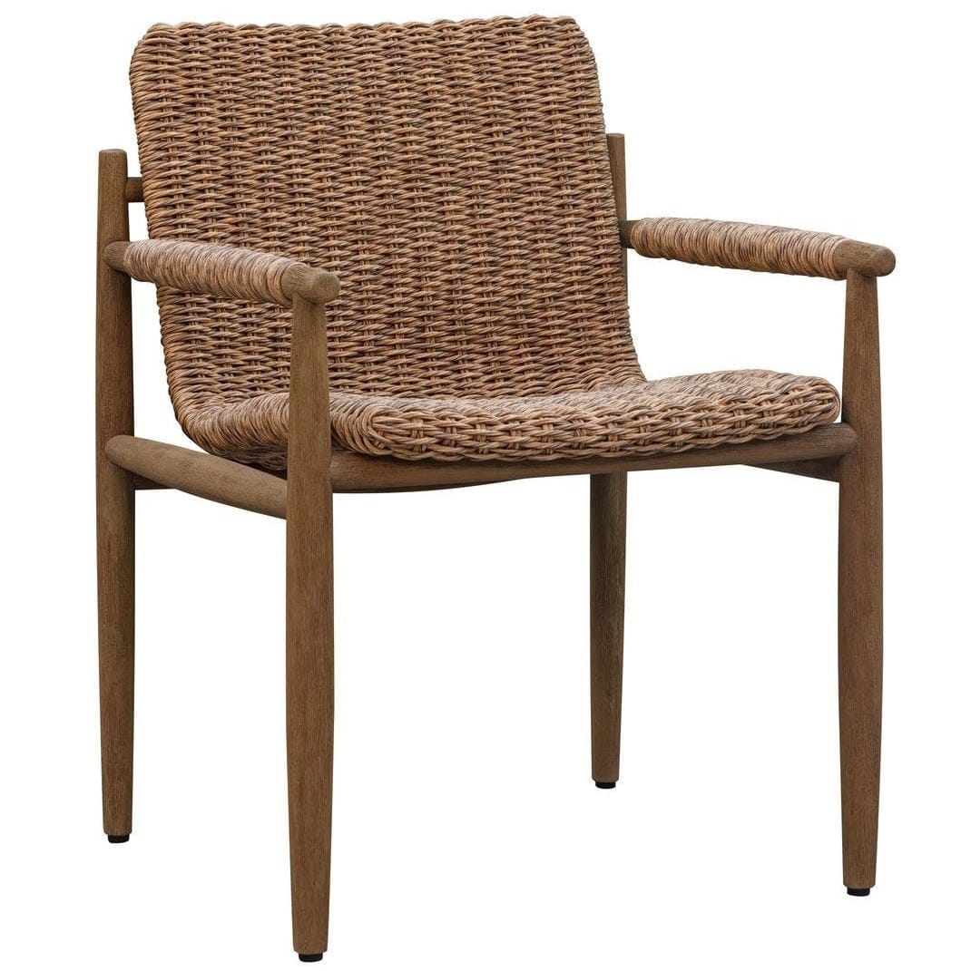 Uttermost Outdoors Sumba Flax Outdoor Dining Chair House of Isabella UK