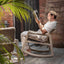 Uttermost Outdoors Sumba Outdoor Wicker Rocking Chair House of Isabella UK
