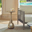 Uttermost Outdoors Tolstoy Indoor-Outdoor Side Table in Brass House of Isabella UK