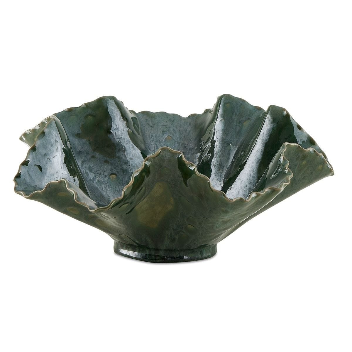 Uttermost Outdoors Verdant Bloom Emerald Outdoor Bowl House of Isabella UK