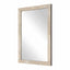 Pave Rectangular Travertine Mirror