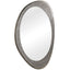 Schiller Oval Antique Nickel Mirror
