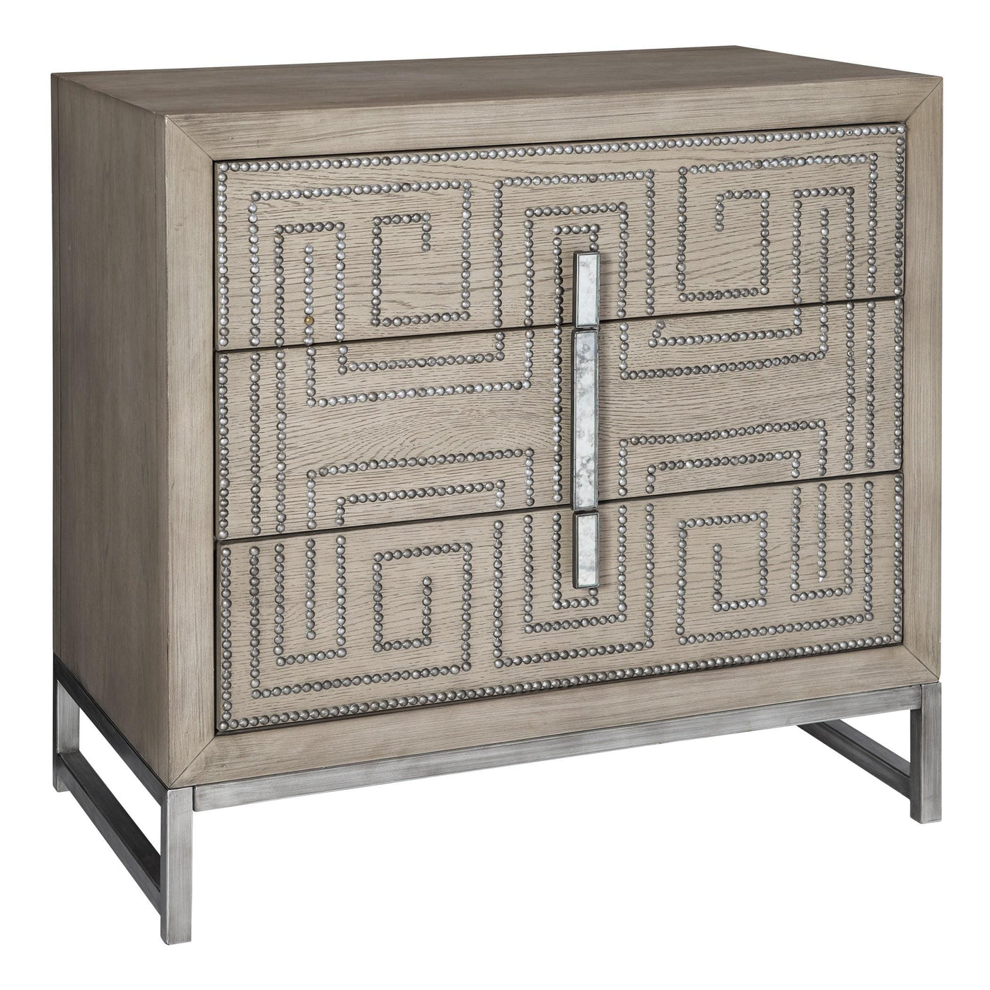 Uttermost Sleeping Devya Gray Oak Accent Chest House of Isabella UK