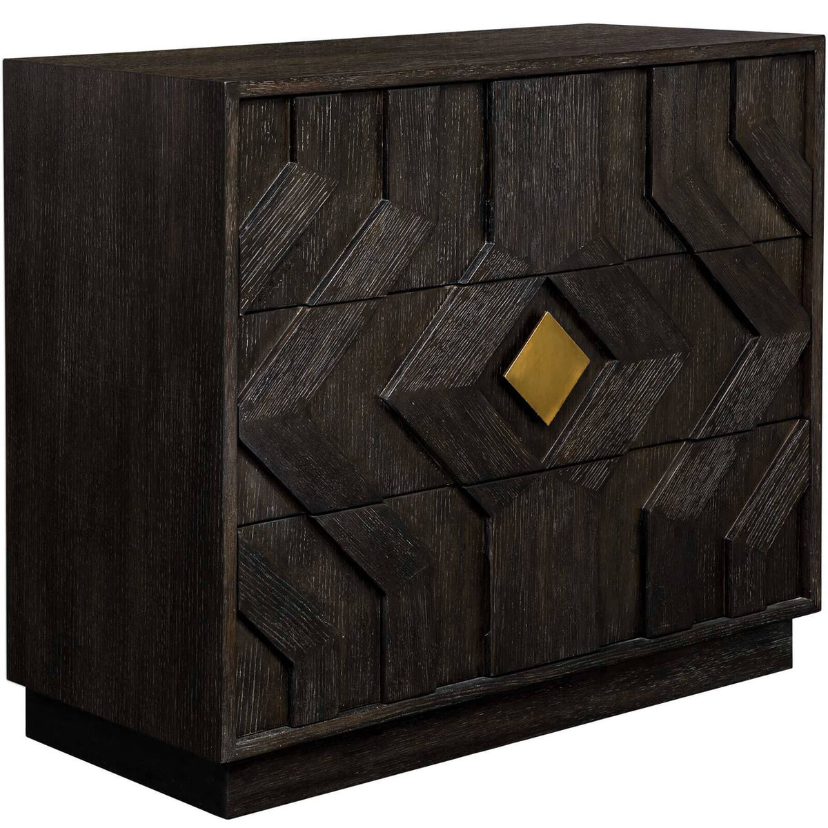 Uttermost Sleeping Faulkner 3 Drawer Modern Chest of Drawers House of Isabella UK