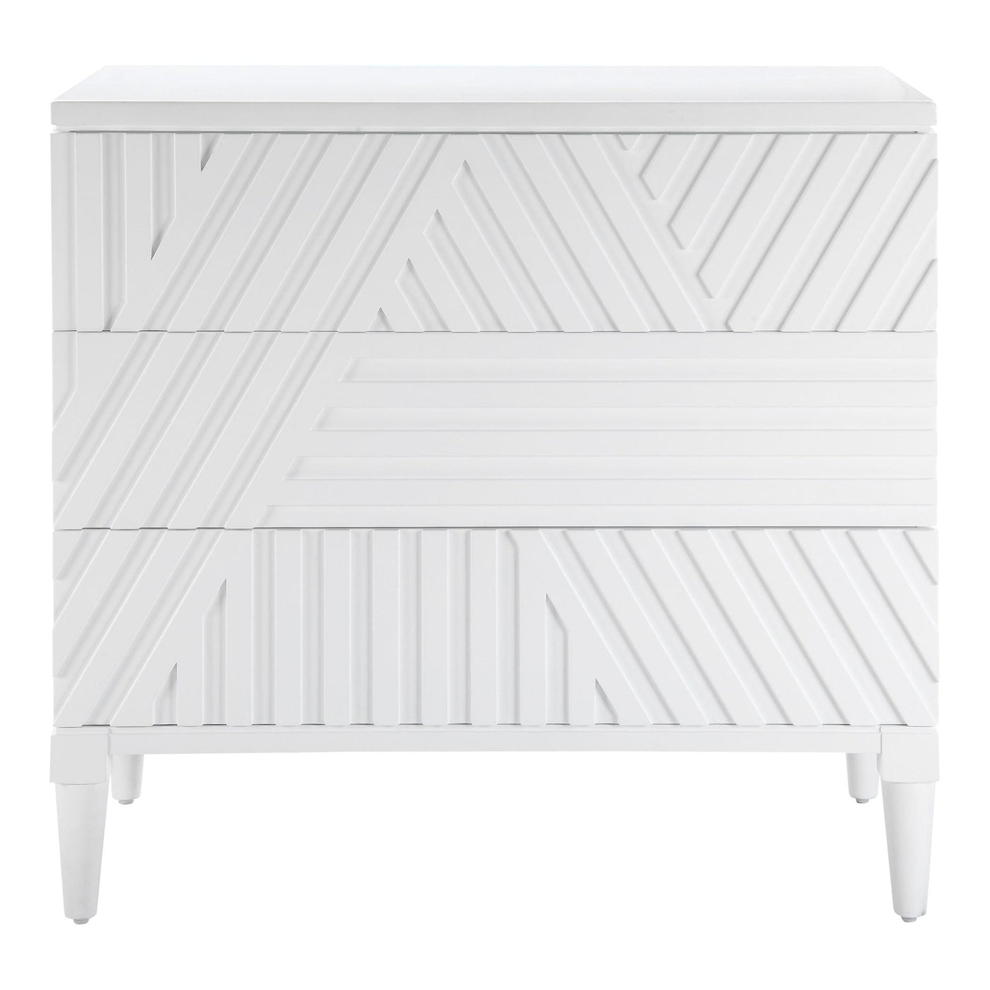 Uttermost Sleeping Uttermost Colby White Drawer Chest House of Isabella UK